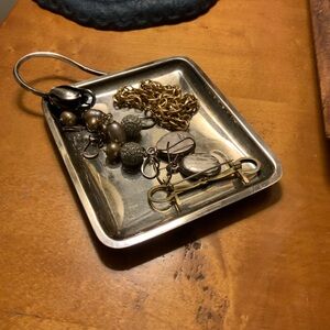 Small silver plate EPNS 453 - Maker’s Mark and Made in Denmark. Old 4” x 4” Rare